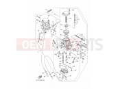 YAMAHA YFM 660 R Raptor YFM660R YFM660RT 5LPV 2005 CARBURETOR