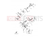 YAMAHA YFM 660 R Raptor YFM660R YFM660RT 5LPV 2005 EXHAUST