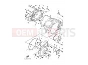 YAMAHA YFM 660 R Raptor YFM660R YFM660RT 5LPV 2005 CRANKCASE COVER 1