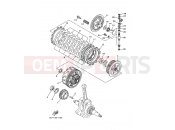 YAMAHA YFM 660 R Raptor YFM660R YFM660RT 5LPV 2005 CLUTCH