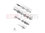 YAMAHA YFM 660 R Raptor YFM660R YFM660RT 5LPV 2005 TRANSMISSION