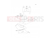 KAWASAKI 1991 Decal(Red)