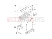 KAWASAKI 1991 Cylinder Head