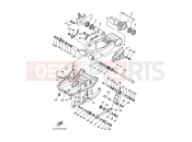 YAMAHA YFM 660 R Raptor YFM660R YFM660RT 5LPV 2005 REAR ARM