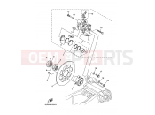 YAMAHA YFM 660 R Raptor YFM660R YFM660RT 5LPV 2005 REAR BRAKE CALIPER