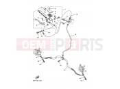 YAMAHA YFM 660 R Raptor YFM660R YFM660RT 5LPV 2005 FRONT MASTER CYLINDER