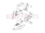 YAMAHA YFM 660 R Raptor YFM660R YFM660RT 5LPV 2005 HEADLIGHT