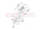 YAMAHA YFM 660 R Raptor YFM660R YFM660RT 5LPV 2005 EMBLEM & LABEL 1