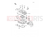 KAWASAKI 1992 Cylinder Head/Cylinder