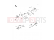 KAWASAKI EL250 (EL250-E2) Footrests