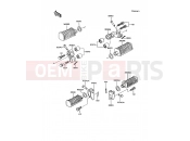 KAWASAKI 1992 Footrests