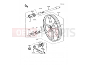 KAWASAKI 1992 Front Hub