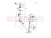 KAWASAKI 1992 Rear Master Cylinder