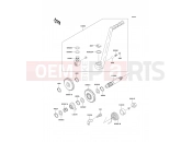 KAWASAKI 1992 Kickstarter Mechanism