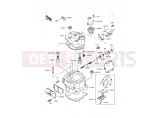 KAWASAKI 1992 Cylinder Head/Cylinder