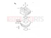 KAWASAKI 1992 Cylinder Head/Cylinder