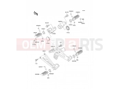 KAWASAKI 1992 Footrests