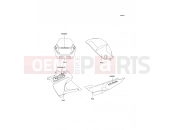 KAWASAKI 1992 Decals(Red)