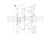KAWASAKI 1992 Front Fork(ZR550B-024011-)