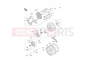 KAWASAKI 1994 Rear Hub
