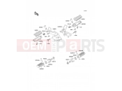 KAWASAKI 1996 Footrests