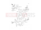 KAWASAKI 1996 Footrests