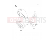 KAWASAKI 1996 Decals(Blue/Silver)