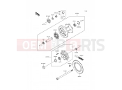 KAWASAKI 1996 Rear Hub