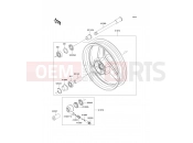 KAWASAKI 1996 Front Hub