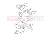 YAMAHA YFZ 450 YFZ450 YFZ450T 5TG9 2005 FRONT FENDER