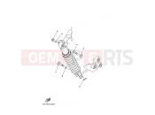 YAMAHA YFZ 450 YFZ450 YFZ450T 5TG9 2005 REAR SUSPENSION
