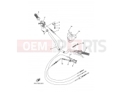 YAMAHA YFZ 450 YFZ450 YFZ450T 5TG9 2005 STEERING HANDLE & CABLE