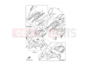 YAMAHA YFZ 450 YFZ450 YFZ450T 5TG9 2005 EMBLEM & LABEL 1