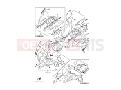 YAMAHA YFZ 450 YFZ450 YFZ450T 5TG9 2005 EMBLEM & LABEL 2