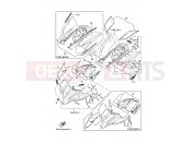 YAMAHA YFZ 450 YFZ450 YFZ450T 5TG9 2005 EMBLEM & LABEL 4