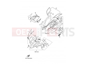 YAMAHA YFZ 450 YFZ450 YFZ450T 5TG9 2005 EMBLEM & LABEL 5