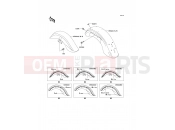 KAWASAKI 1996 Fenders