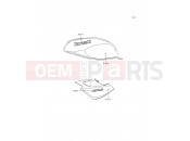 KAWASAKI 1997 Decals(Black)