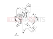 YAMAHA YFM 660 Grizzly YFM660FWA YFM66FAT GRIZZLY 5KMW 2005 RADIATOR & HOSE