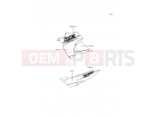 KAWASAKI 1997 Decals(Gold/White)