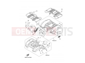 YAMAHA YFM 660 Grizzly YFM660FWA YFM66FAT GRIZZLY 5KMW 2005 EMBLEM & LABEL 3