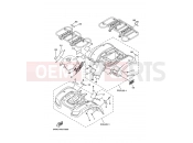 YAMAHA YFM 660 Grizzly YFM660FWA YFM66FAT GRIZZLY 5KMW 2005 EMBLEM & LABEL 4
