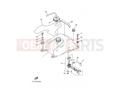 YAMAHA YFM 250 Bruin YFM250 YFM250BT BRUIN 250 1P02 2005 FUEL TANK