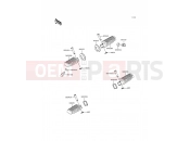 KAWASAKI ER-5 (ER500-B2) Footrests