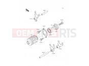 KAWASAKI 1998 Gear Change Drum/Shift Fork(s)