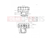 KAWASAKI 1998 Crankcase Bolt Pattern