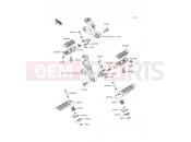 KAWASAKI 1998 Footrests