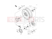 KAWASAKI 1998 Rear Hub