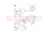 KAWASAKI 1998 Left Engine Cover(s)