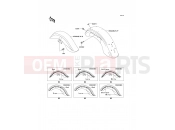 KAWASAKI 1998 Fenders